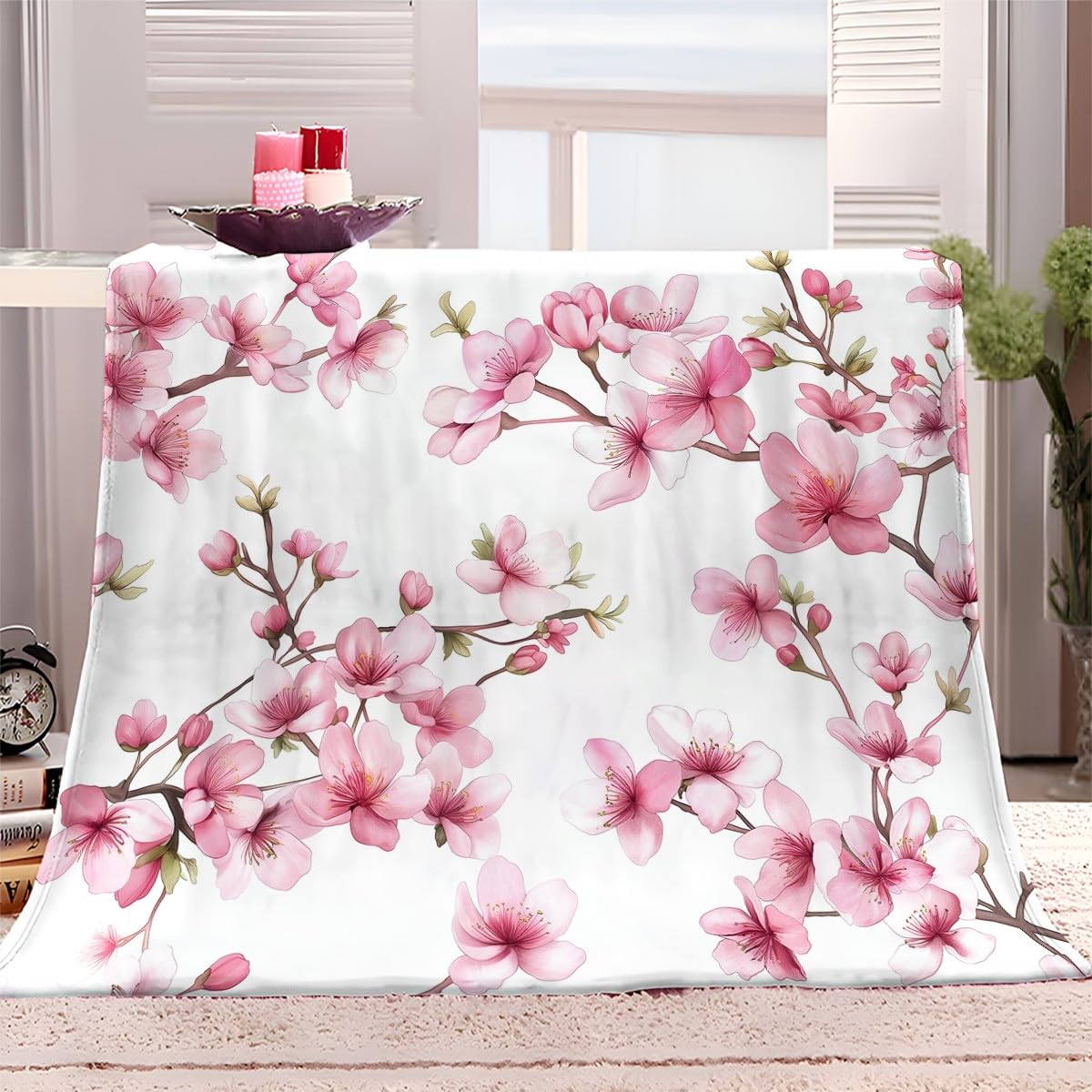 Couverture canapé super douce et chaude en polaire Sherpa