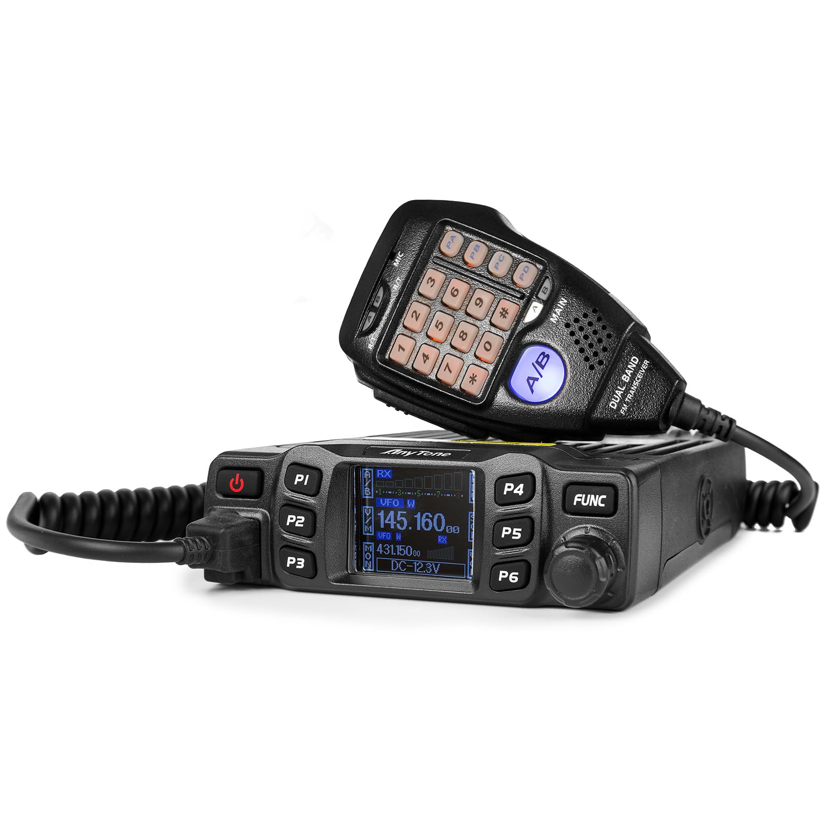 Amazon.com: AnyTone AT-778UV II Mobile Ham Radio 25 Watt Mini Dual