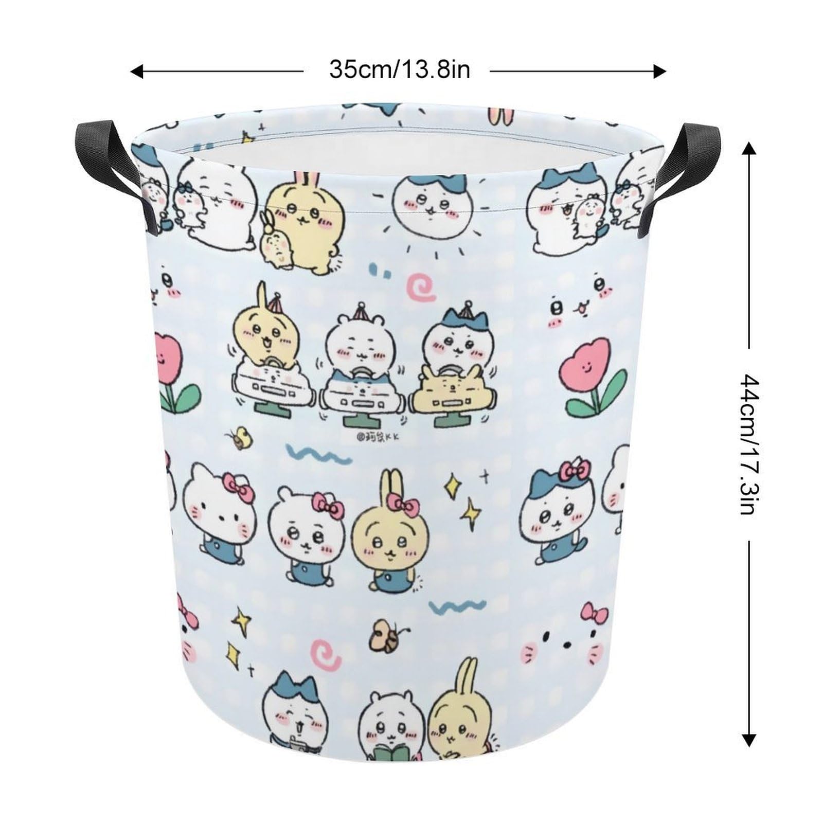 Amazon｜ちいかわ（ハチワレ） 洗濯かご 収納ラック 汚れた衣服