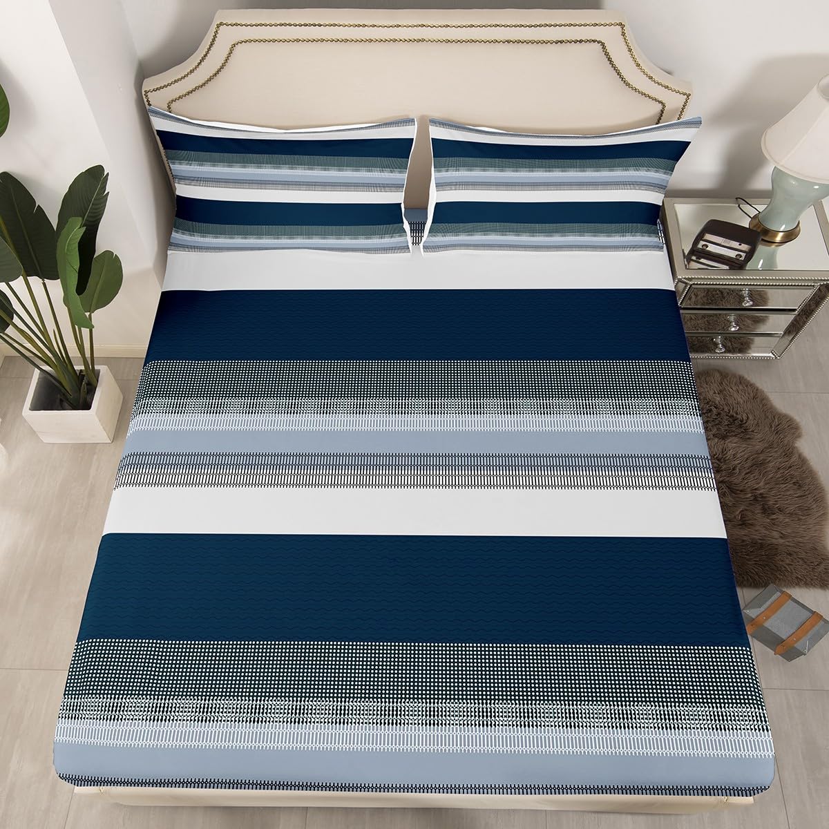 Erosebridal Set Completo Di Biancheria Da Letto Da 7 Pezzi Per