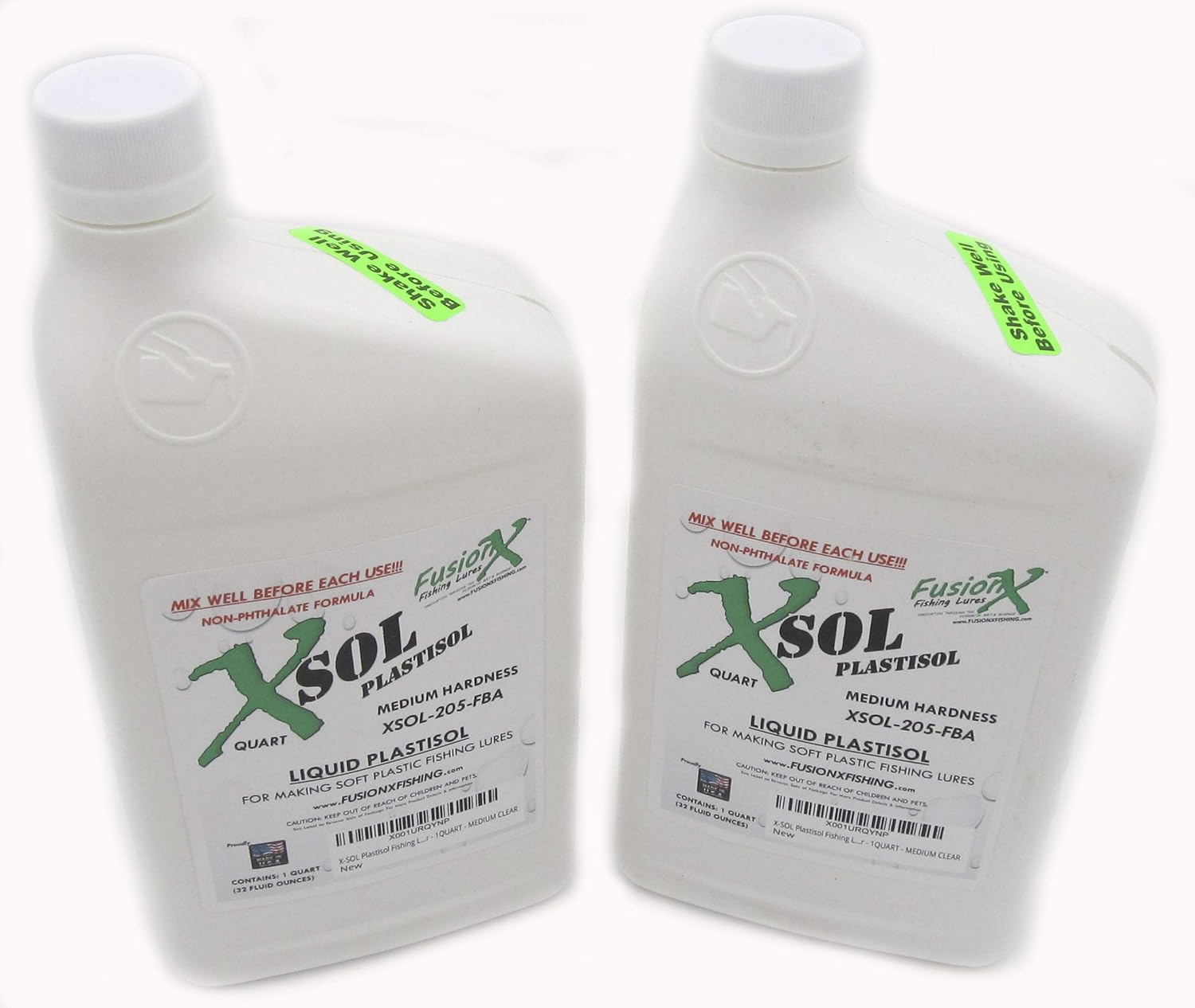 XSOL - (2 Quarts) Soft Plastic Fishing Lure Making Plastisol Resin