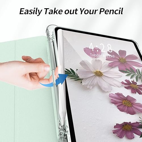 Miniatura 8 de Kenke Funda para iPad Pro de 11 pulgadas de 43221 generación 2022202120202018, compatible con carga de 2 lápiz con soporte lateral izquierdo