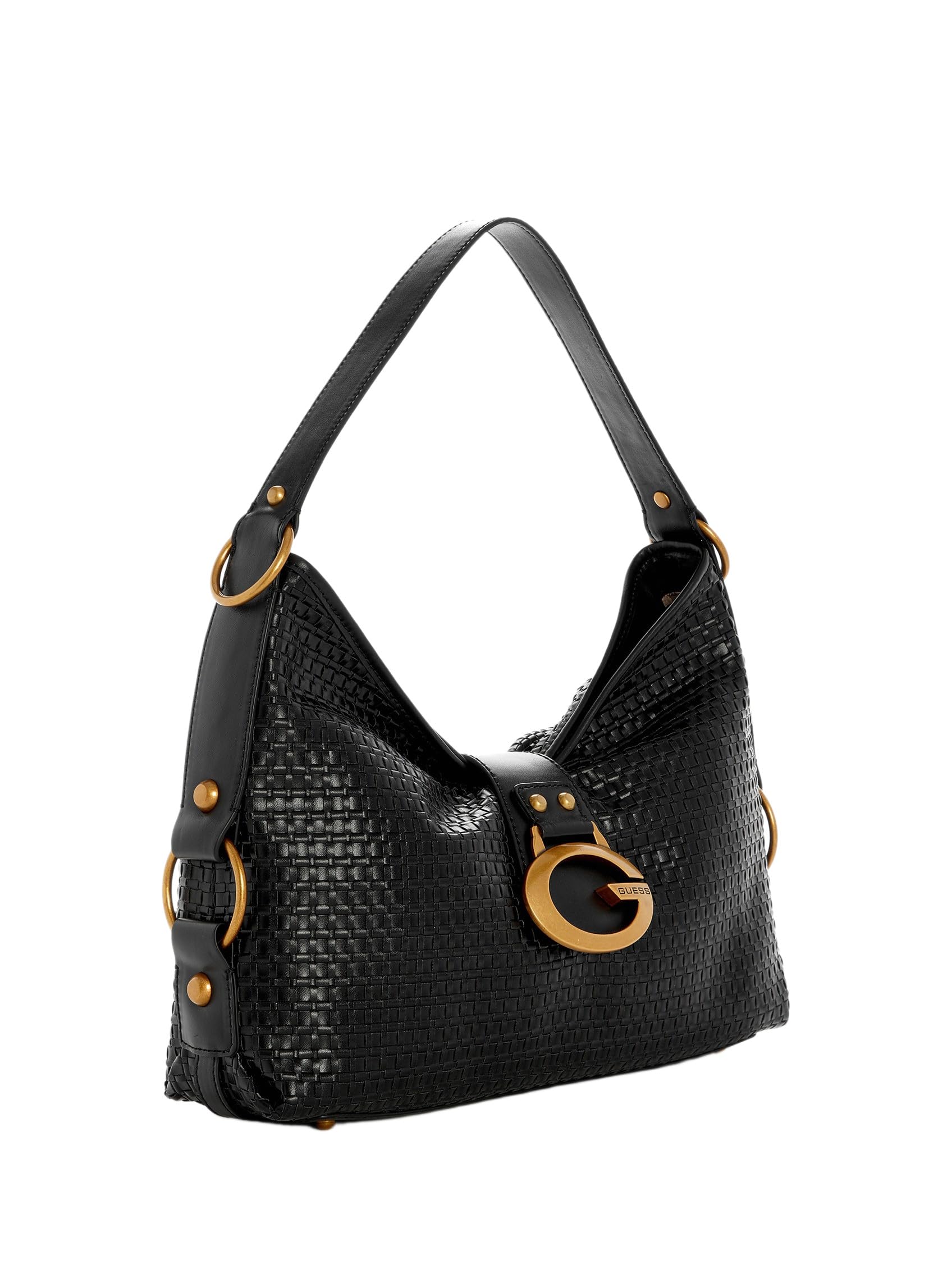 GUESS Camden - Bolso de hombro, color NTC, coñac natural, talla única
