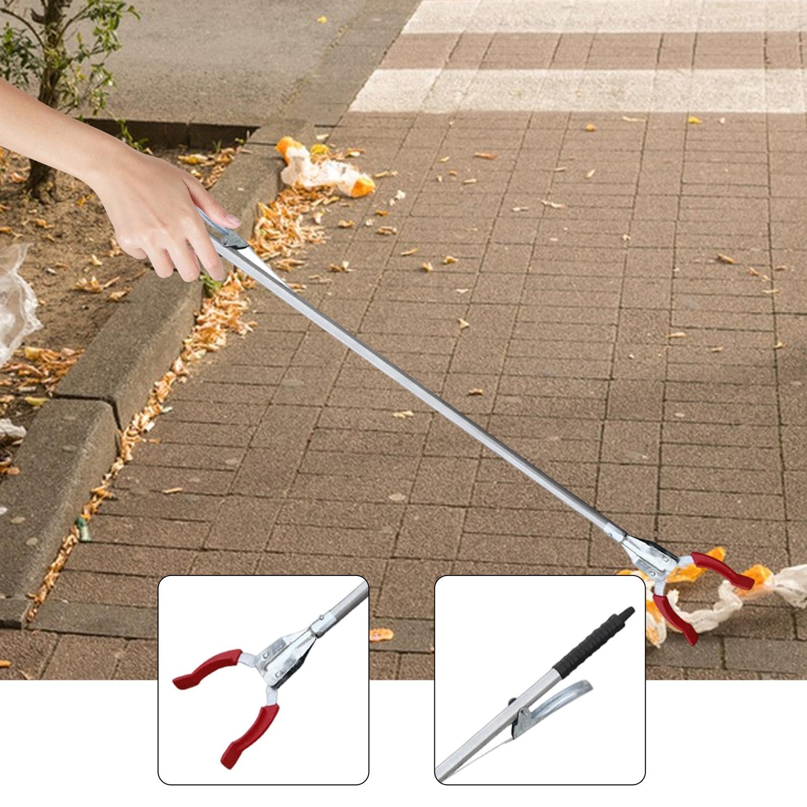 Generic Herramienta de Alcance con Pinza de 89 Cm para Escalar Montañas, Baños Y Calles.
