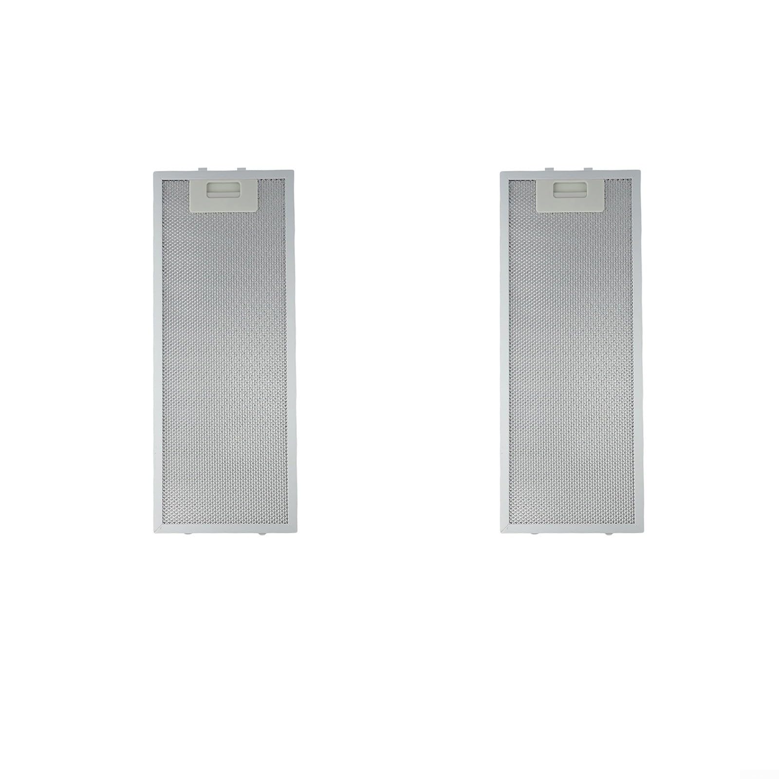 Metalowy filtr przeciwtłuszczowy do okapu kuchenne Filtr do okapu kuchennego metalowy, srebrny Filtr do okapu kuchennego metalowy siatkowy filtr wyciągowy 399 x 182 x 9 mm(2 pieces.)