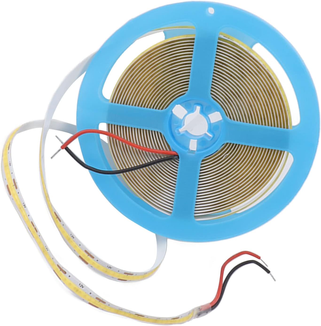 COB LED Strip Light, 12V Self Adhesive Strip Light, 110LM Flexible Uniform LED Tape Lamp, Decoration for Dressing Mirror, Staircase, Bedroom, Cabinet (3000K Warm Light)