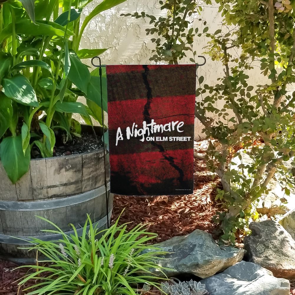 A Nightmare on Elm Street Logo Garden Yard Flag
