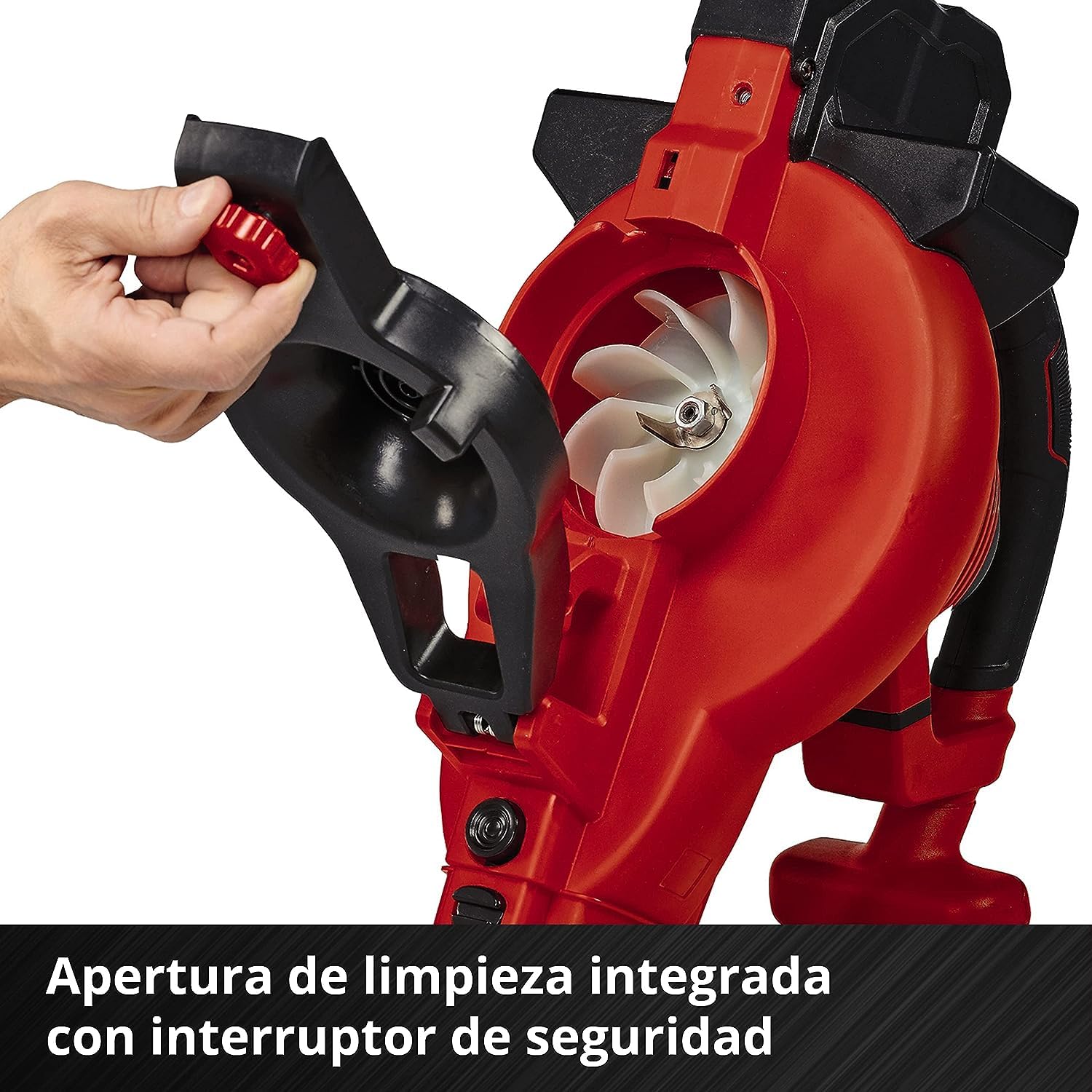 Einhell Soplador de Hojas con Batería GE-CL 36/230 Li E-Solo Power X-Change (Iones de Litio, 18 V, 225 m³/h, Bolsa de 45 L, Incl. Tubo de aspiración + Tubo de soplado, sin Batería ni Cargador)