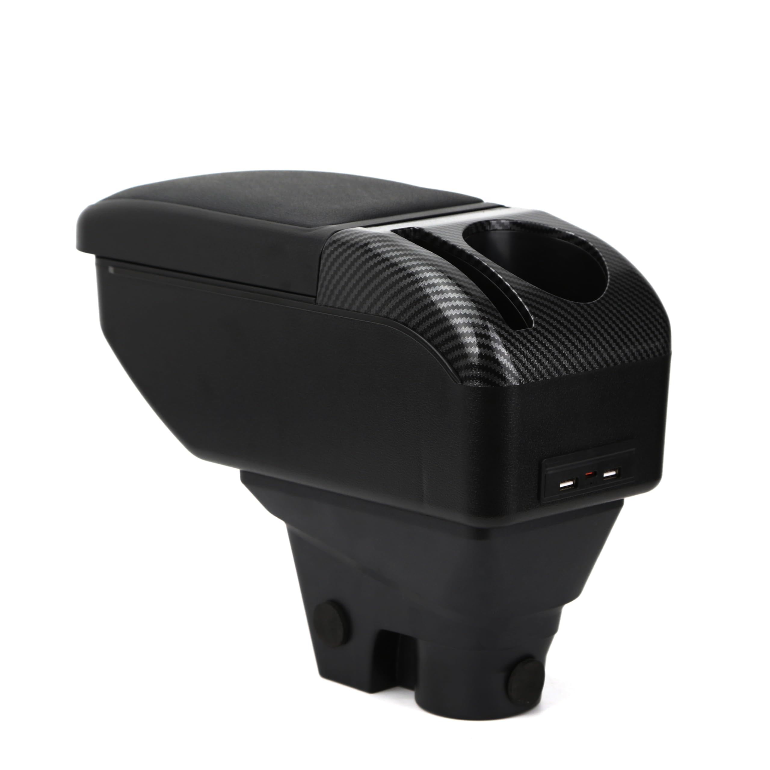 Bracciolo Centrale Auto Per Dacia Renault Sandero Logan 2 | Doppio Van Portaoggetti Con Porta USB | Installazione Semplice - Foto 12