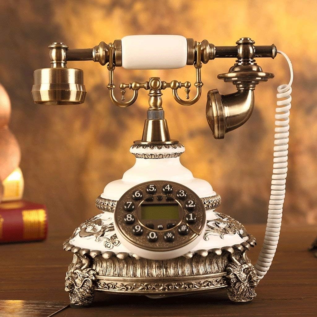 Retro Telephone Landline Home Living Room Resin Decorative Retro Phone Telephone