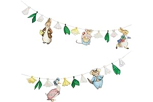 Enchanting Peter Rabbit Birthday Decorations: a Garland to Cherish