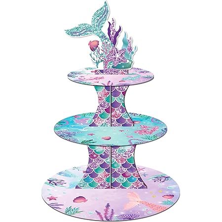 Royal Bluebonnet Luau Cupcake Stand, Hawaan Decoratons, Tropcal Stand For Table, Luau Party - View #8