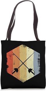 Vintage Fencing Swords Swordsman Sabre Tote Bag