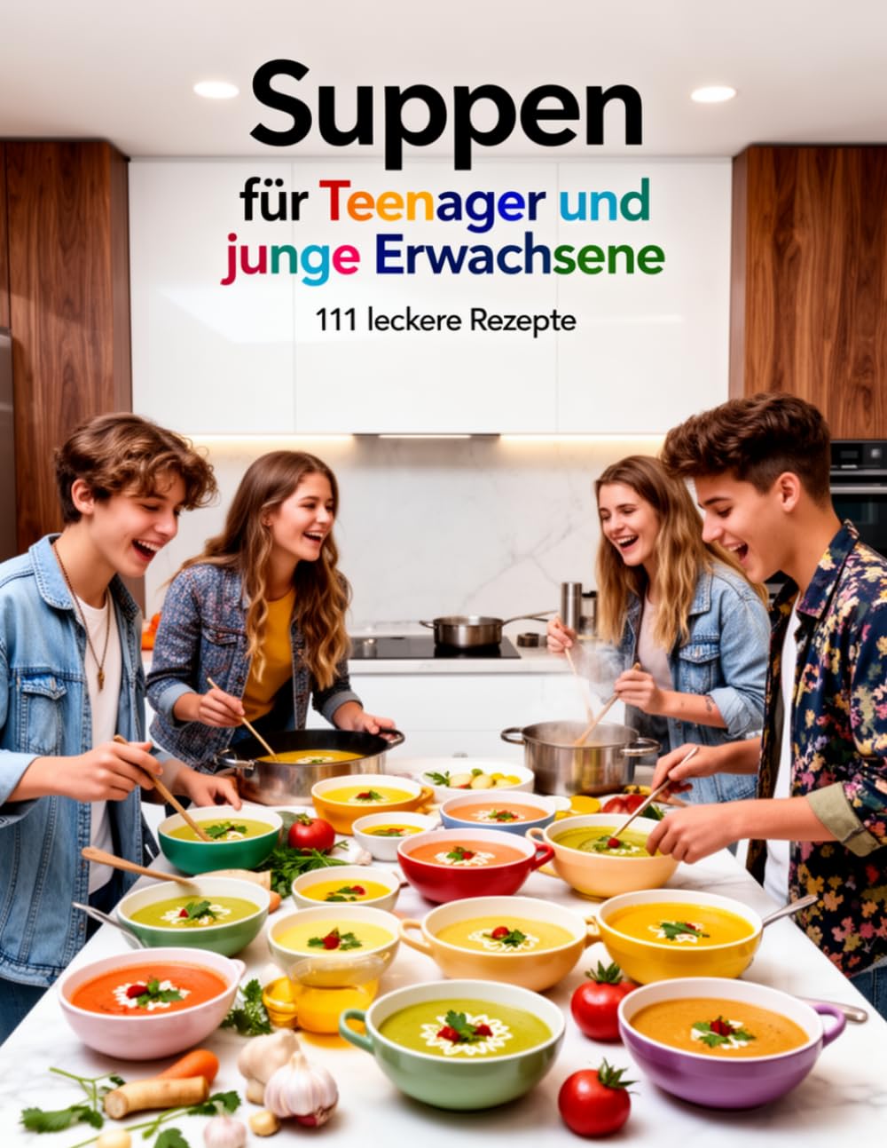 Suppen für Teenager und junge Erwachsene - 111 leckere Rezepte: für Alltag, Uni & WG – Von vegetarisch bis Fleisch & Fisch – schnelle & leckere ... & Backen für Teenanger und junge Erwachsene)