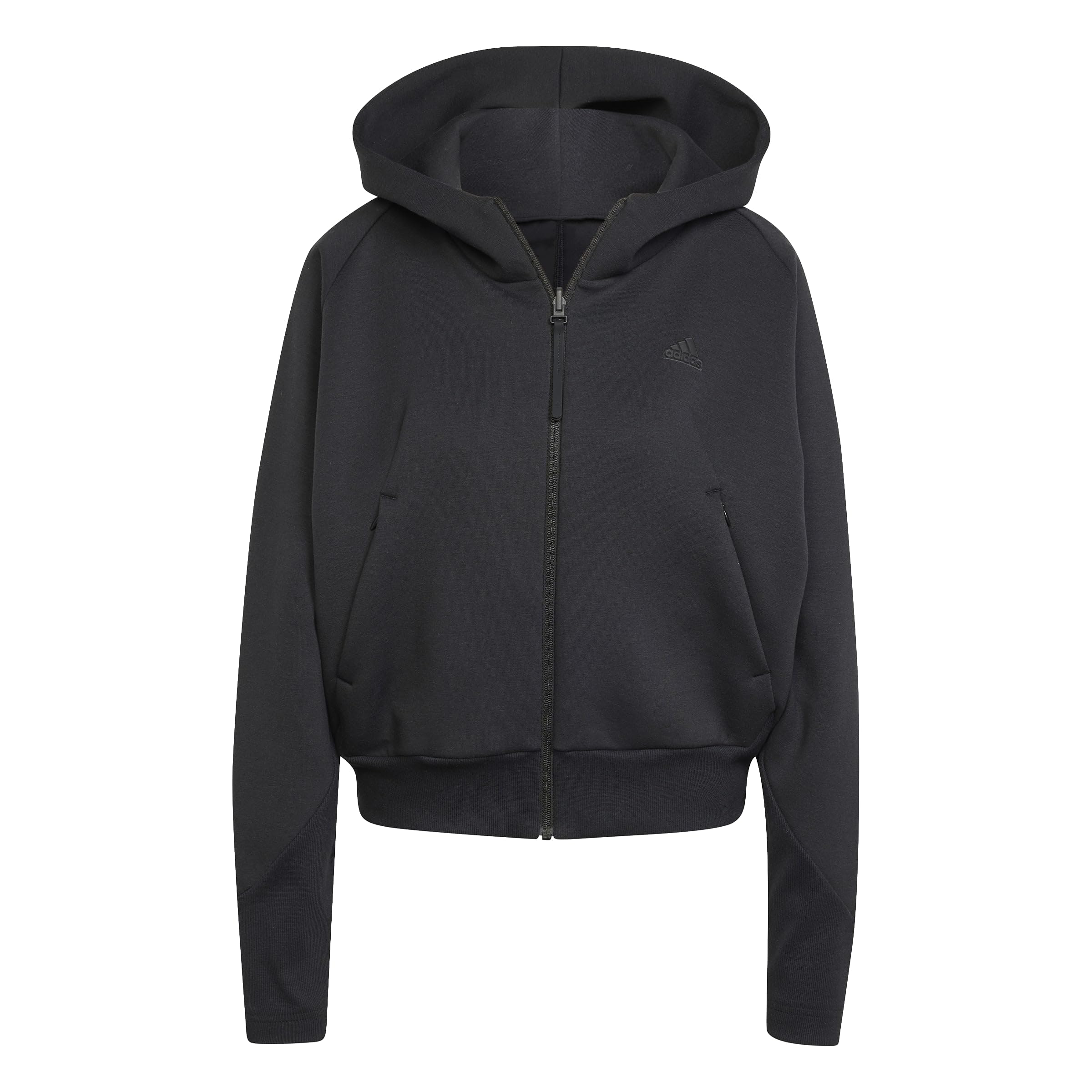 Womens Z.N.E. Full-Zip Hoodie Athletic Outerwear Casual - Green