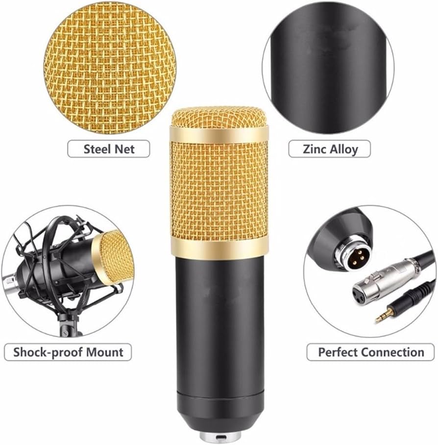 Amazon.com: Sound Card Kit Professional Condenser Microphone Kit
