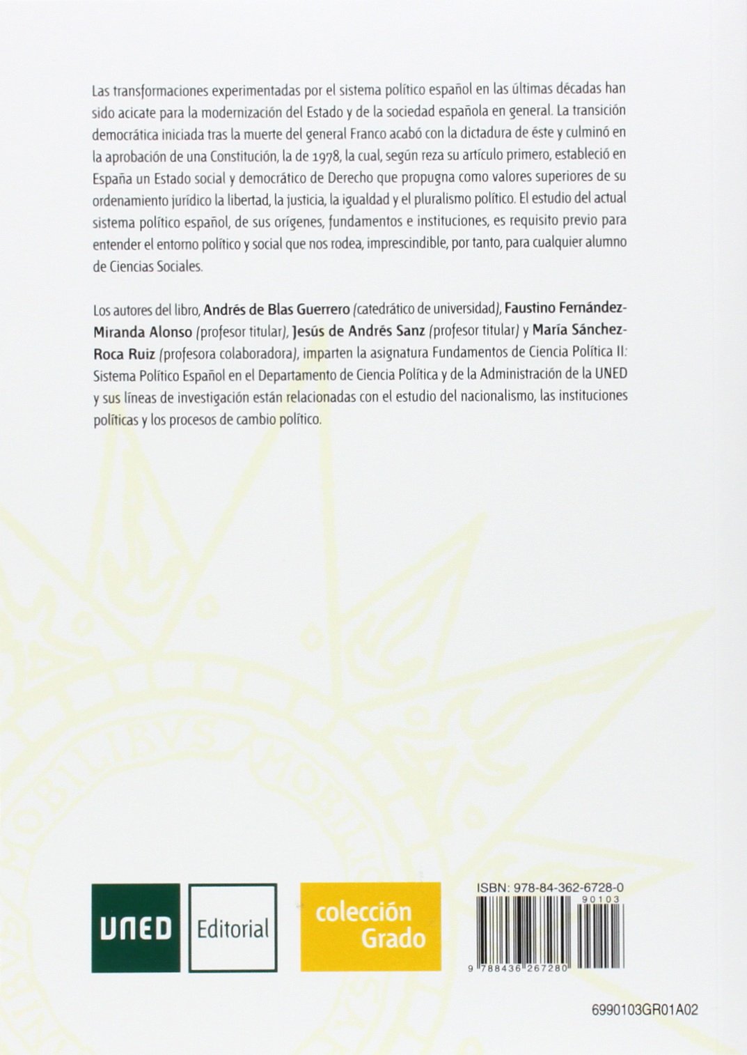 Sistema político español (GRADO)