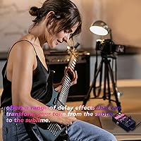 Vista 2 de Satone Pedal de guitarra retardada, Spritwalker Pedal de efecto de guitarra eléctrica Delay DC 9V Mini Pedal de retardo analógico True Bypass