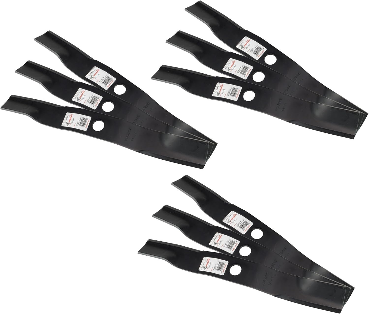 Rotary (9) 14541 Blades Kubota K5647-34330, K5647-34340, K5668-34350, 60" Cut