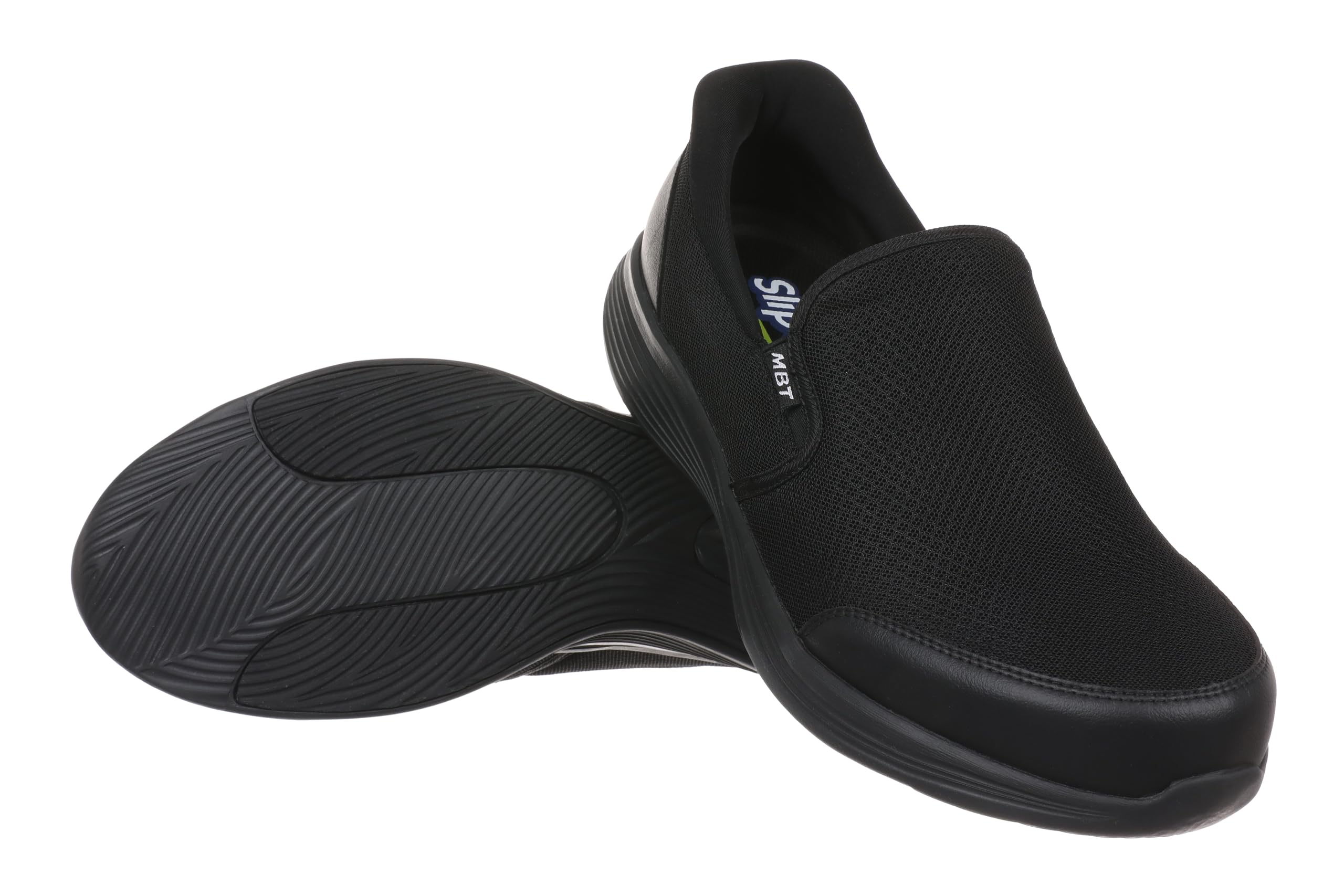 MBT SF-Modena De-Slip On 4E Calzado para Hombre y Mujer. Diseño con tecnología de redistribución de presión y Suela con Eje de pivote para un Movimiento Activo.