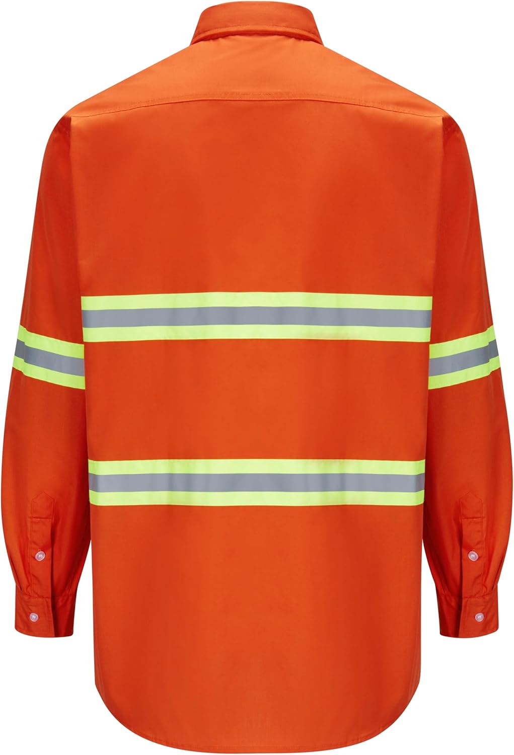 Ousafeve Class 3 Hi Vis Button Up Safety Work Shirts for Men Reflective - Image 4