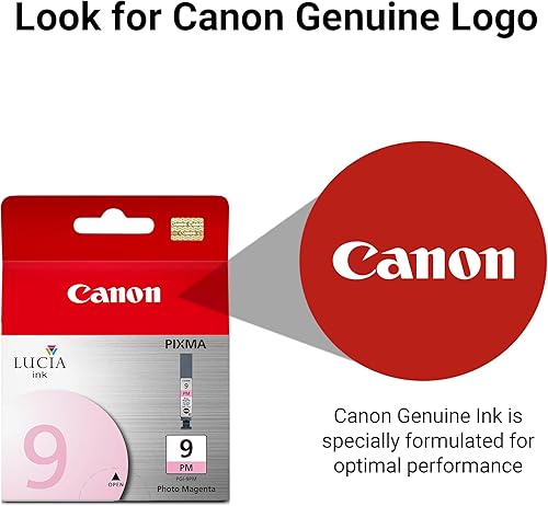 Miniatura 4 de Canon PGI-9 Depósito de tinta magenta fotográfica original, compatible con impresoras Pro9500 y Pro9500 Mark II