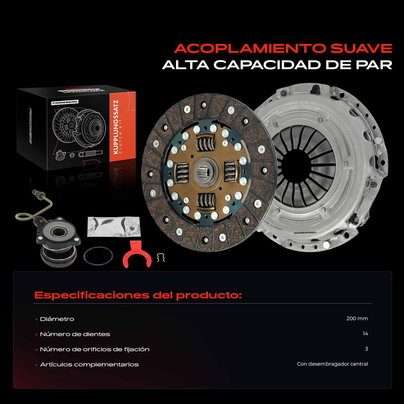 Frankberg Kit de embrague 24422061