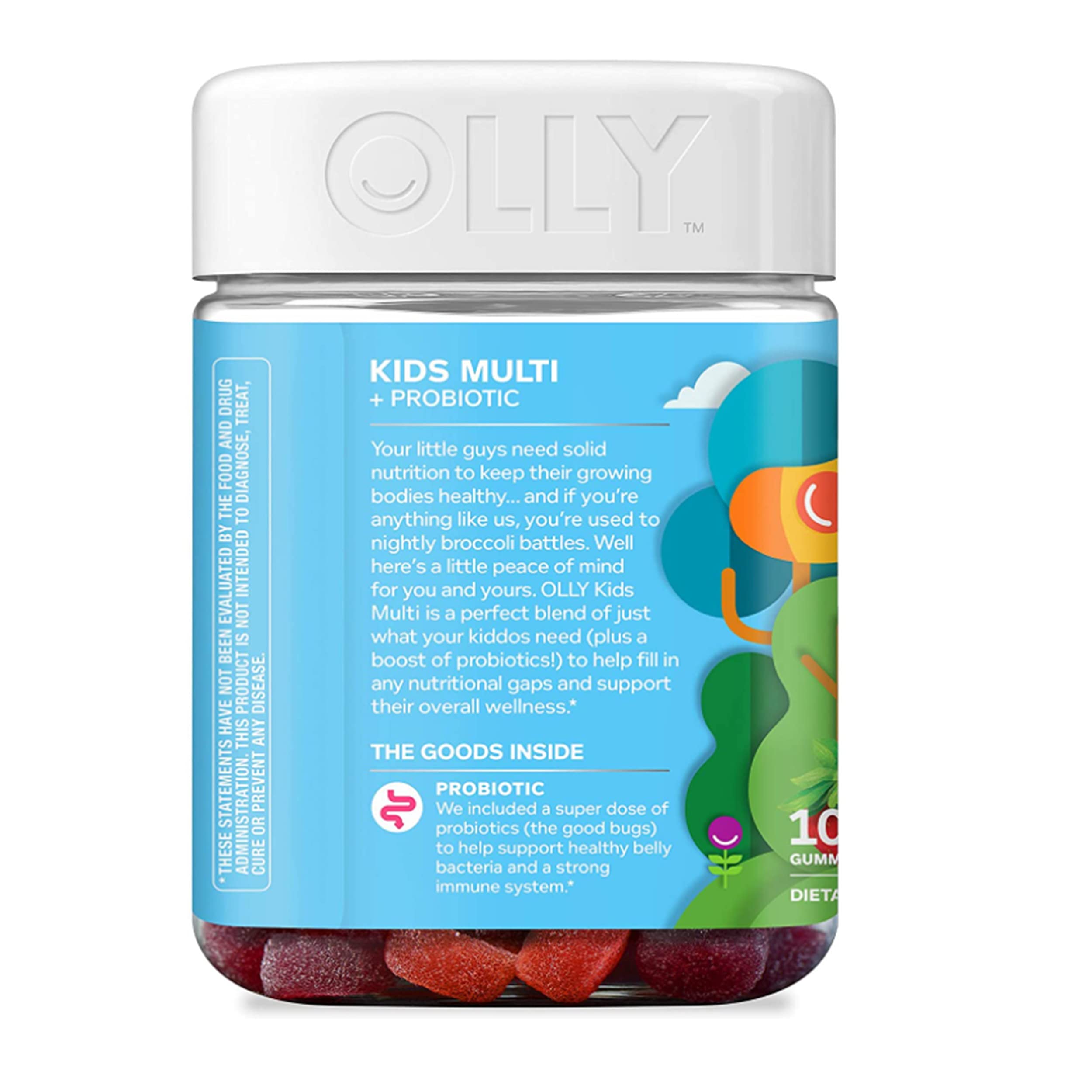 Buy OLLY Kids Multivitamin + Probiotic Gummy, Digestive and Immune