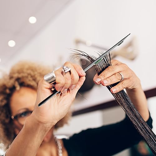 Miniatura 8 de Styling Gear 312 Peines de mezcla de cortapelos con niveles de corte de peluquería plana delgada y flexible para mujeres y hombres, 1 unidad.