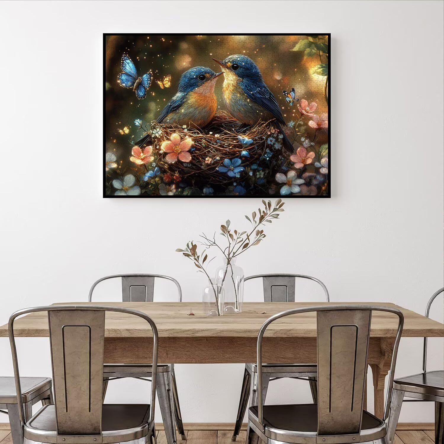 Puzzle 5000 Teile für Erwachsene, 3D Puzzle Vogel Holzpuzzles, n-620 | Puzzlematte Pflanze, Heimunterhaltung, Entspannung Meditationspuzzle, Impossible Klassische Jigsaw Puzzles, Home Decoration