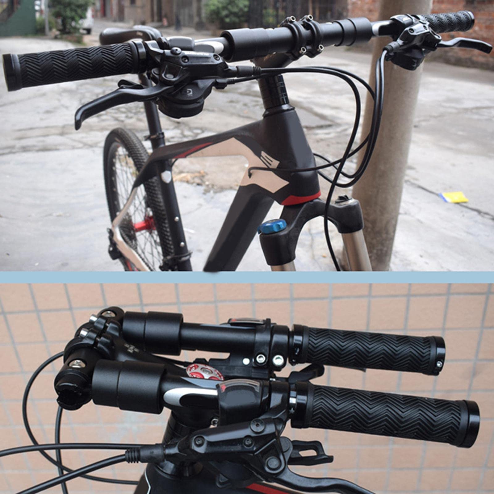 Guidon pliable pour vélo de course et scooter Rouge 660 mm