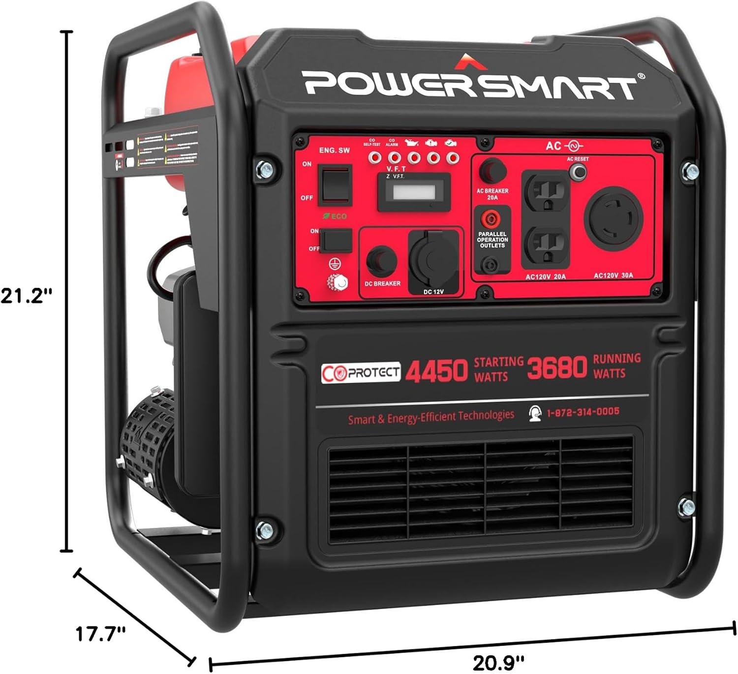 Dimensions del generador PowerSmart