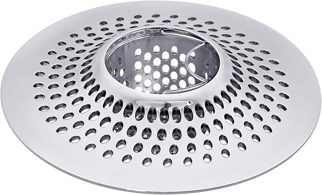 LEKEYE Drain Hair Catcher/Bathtub Shower Drain Hair Trap/Strainer Stainless Steel Drain Protector