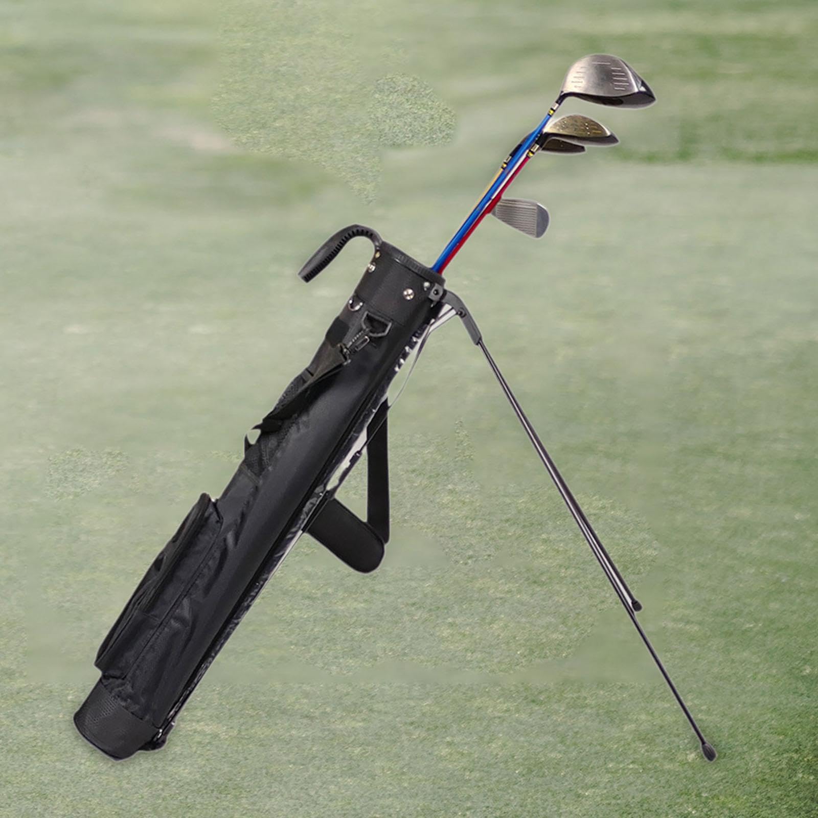 Sacca Da Golf con Treppiede, Dotata di Scomparti per I Tee, Idrorepellente, Professionale, Leggera E di Grande Capacità.