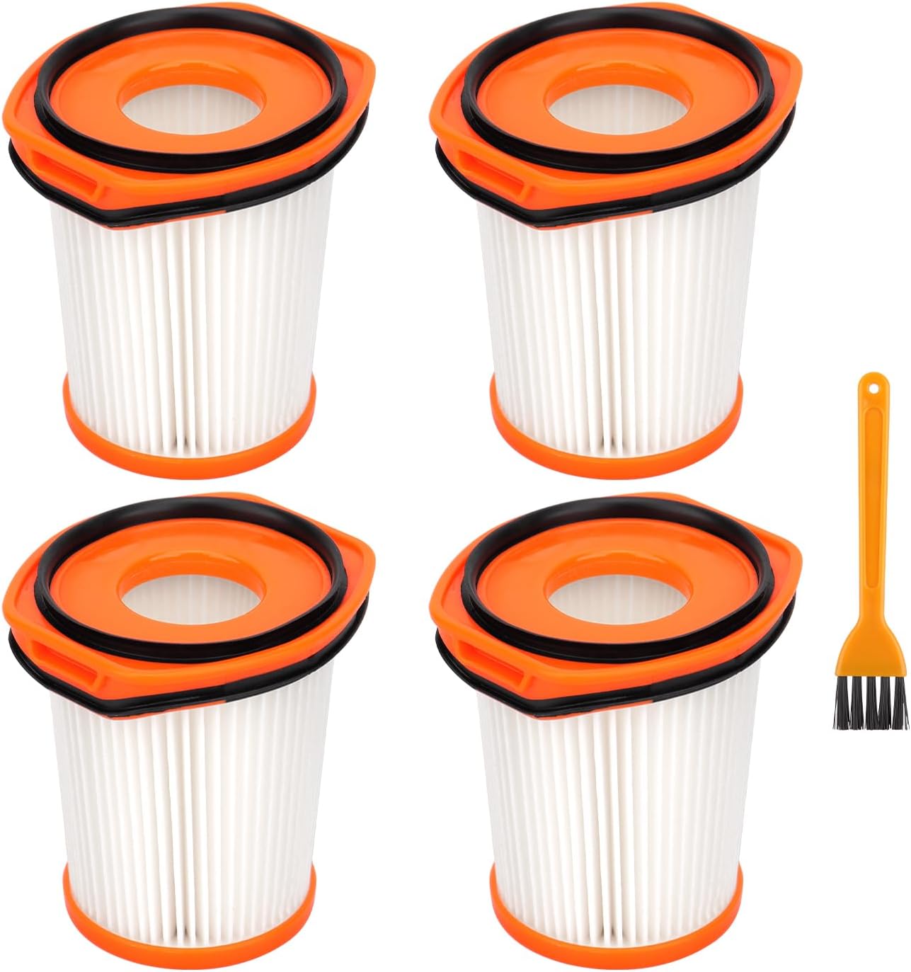 WS642AE Replacement Vacuum Filter for Shark WS642AE WS640AE Wandvac Self-Empty System Ultra-Lightweight Powerful Cordless Stick Vacuum (4 Pack)