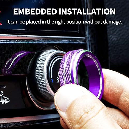 Miniatura 5 de Para Honda Civic Accesorios Auto Sync Climate Menú Botón de Control Botón de Control Tapa del Motor Push to Start Stop Botón Cubierta de Audio