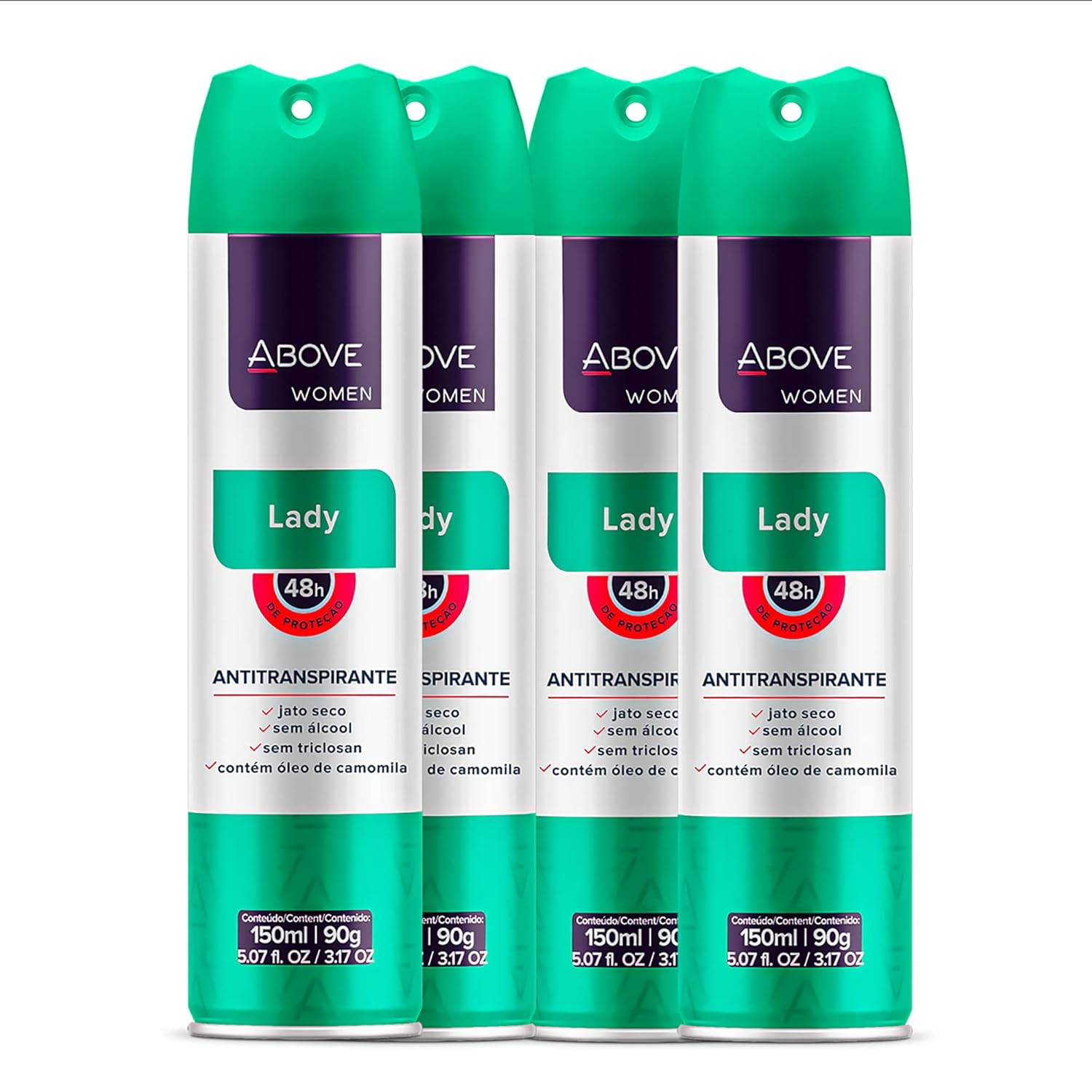 ABOVE 48 Hours Antiperspirant Deodorant Set Dry Spray