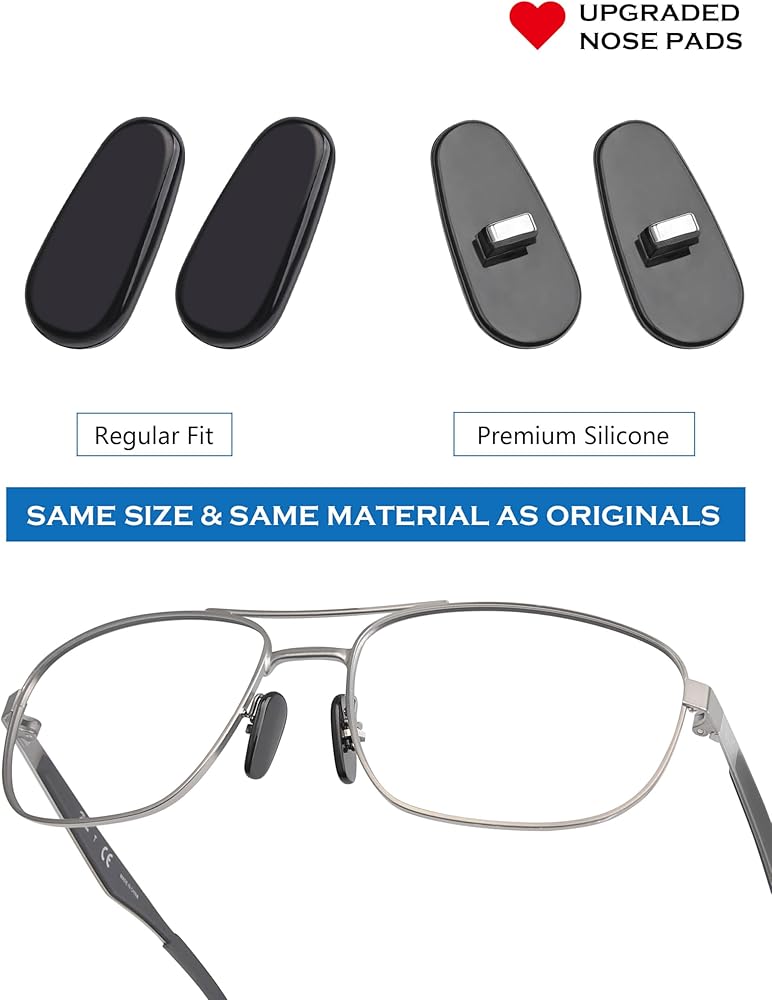 Amazon.com: 4 Pairs Replacement Nosepieces Nose Pads for Ray-Ban