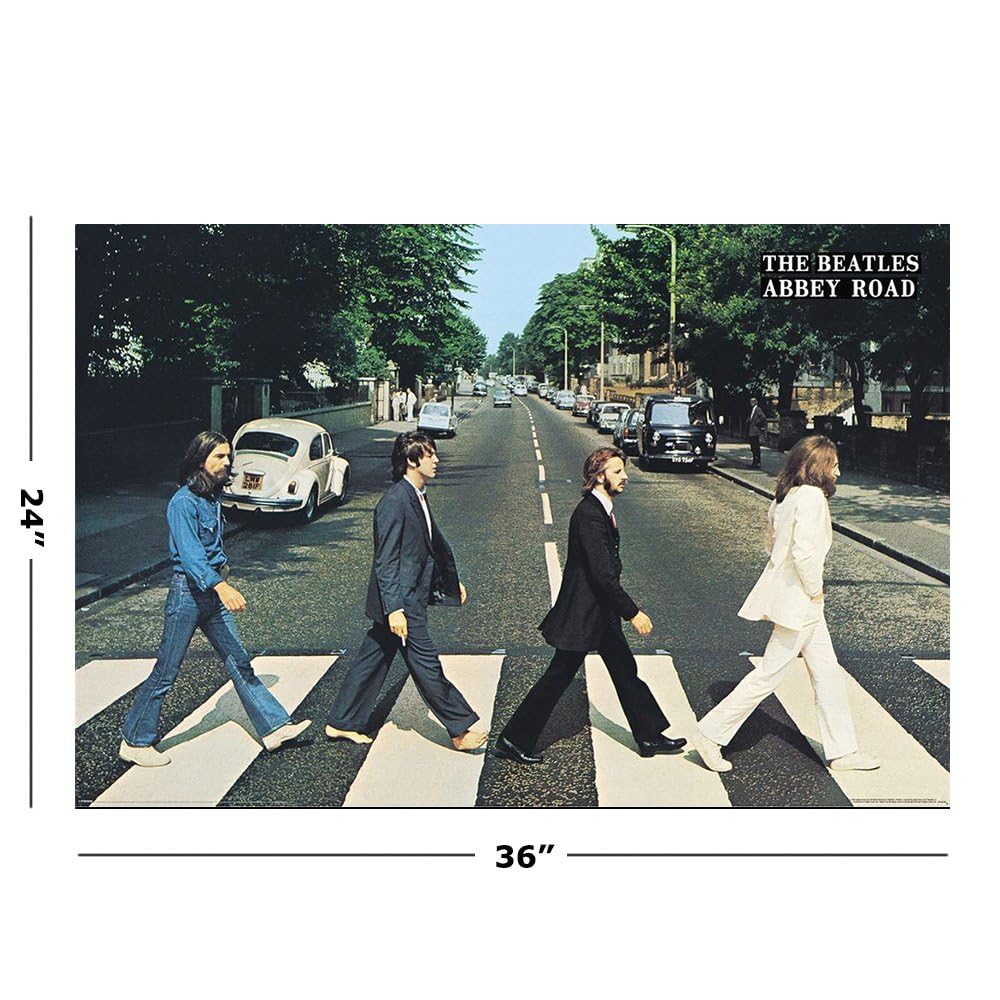 Amazon.co.jp: ビートルズ-音楽ポスター(Abbey Road)(サイズ:91.4 cm x