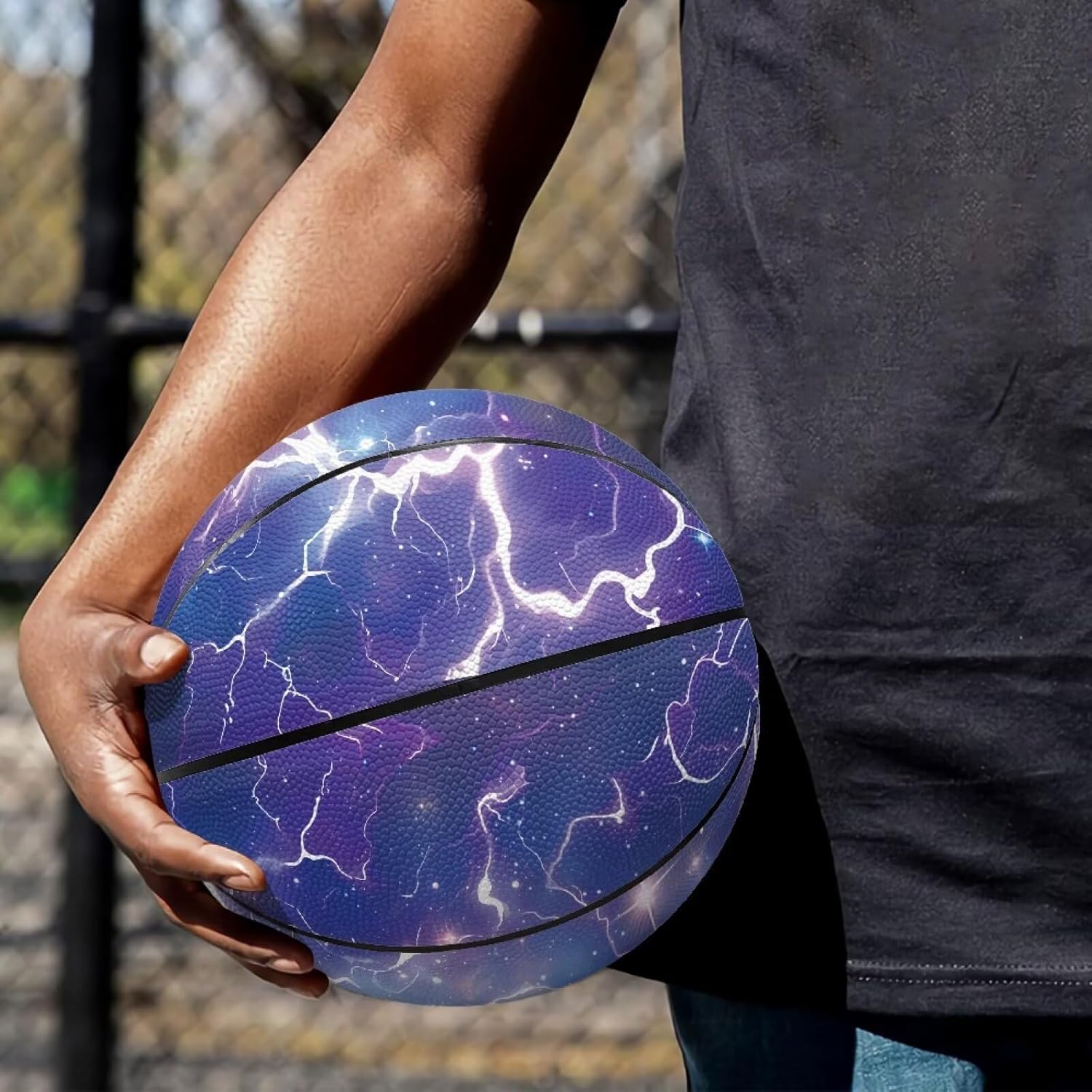27.5 Basketball for Indoor Outdoor Training Playing Offical Size 5/7 Cool Basketball Gifts for Kids Adults