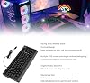 Coverzone Compact Wired RGB Gaming Keyboard – 80% Size Ergonomic Design, Mechanical Sensitive Silent Keys, LED Backlight, Plug & Play, Windows and Mac Compatible | G500X