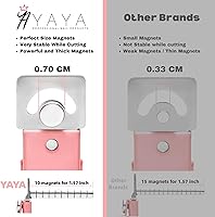 Vista 2 de Yaya Acrylic False Nail Clippers with Magnets,Nail Cutters for Nail Tips,Nail Tip Cutter with Length Measurement, Acrylic Nail Cutter with Sizer