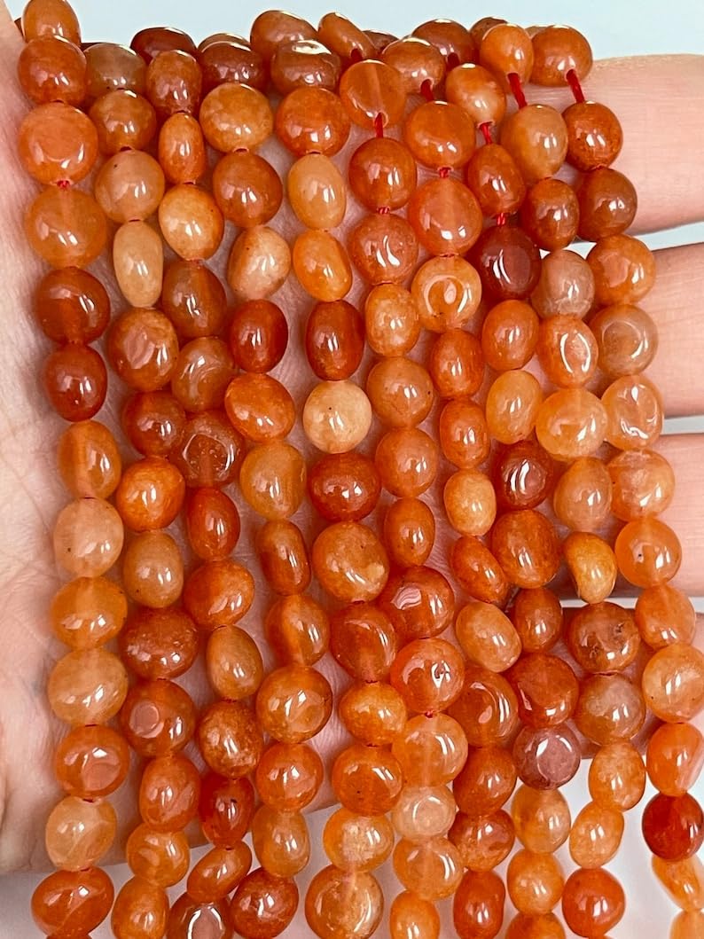 Perles aventurine rouge 4mm de qualité supérieure pour bijoux artisanaux fins