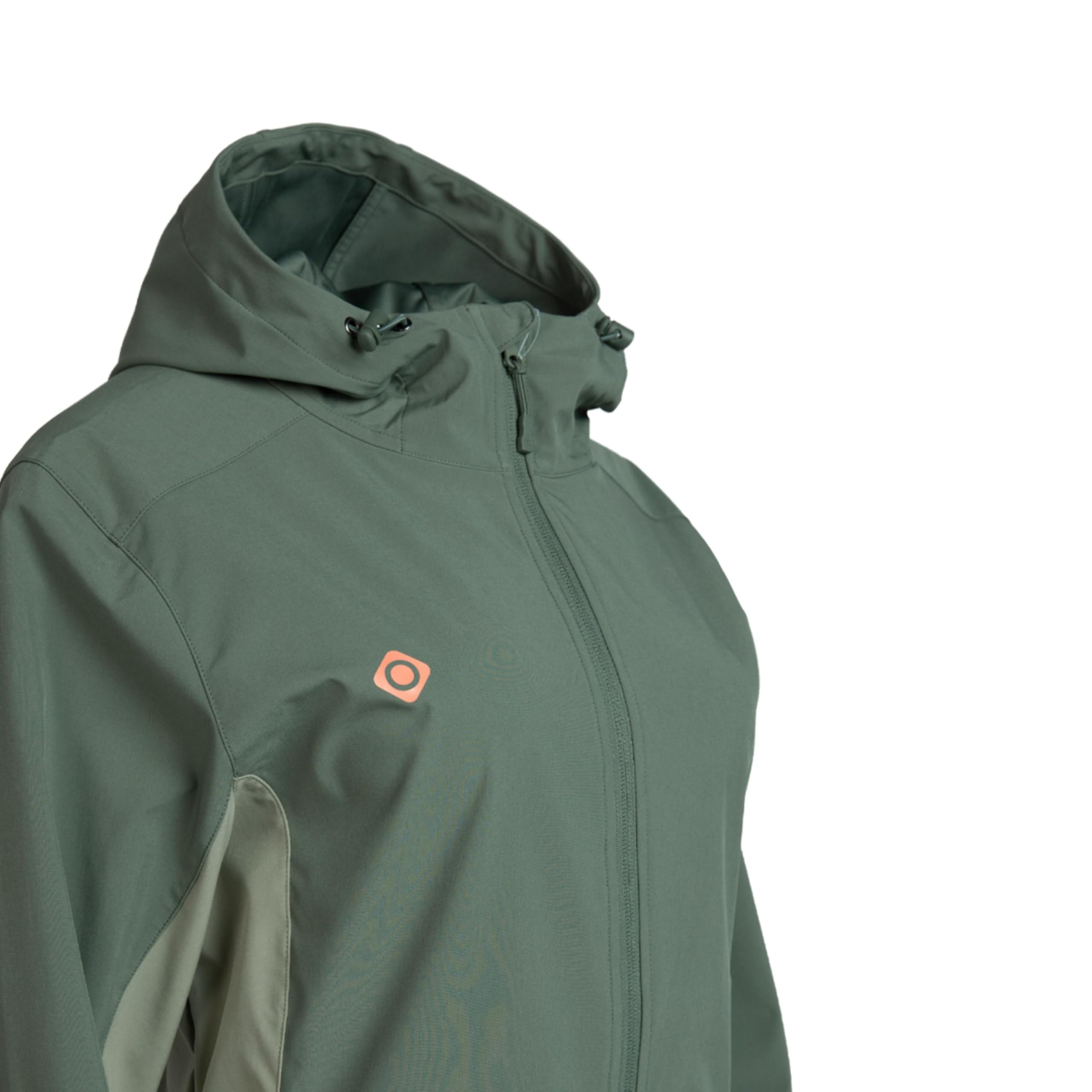 Izas Lanett W Chaqueta de Mujer Soft Shell AWPS Cortavientos Resistente al Agua Térmica Transpirable para Montaña y Uso Urbano con Capucha y Puños Ajustables