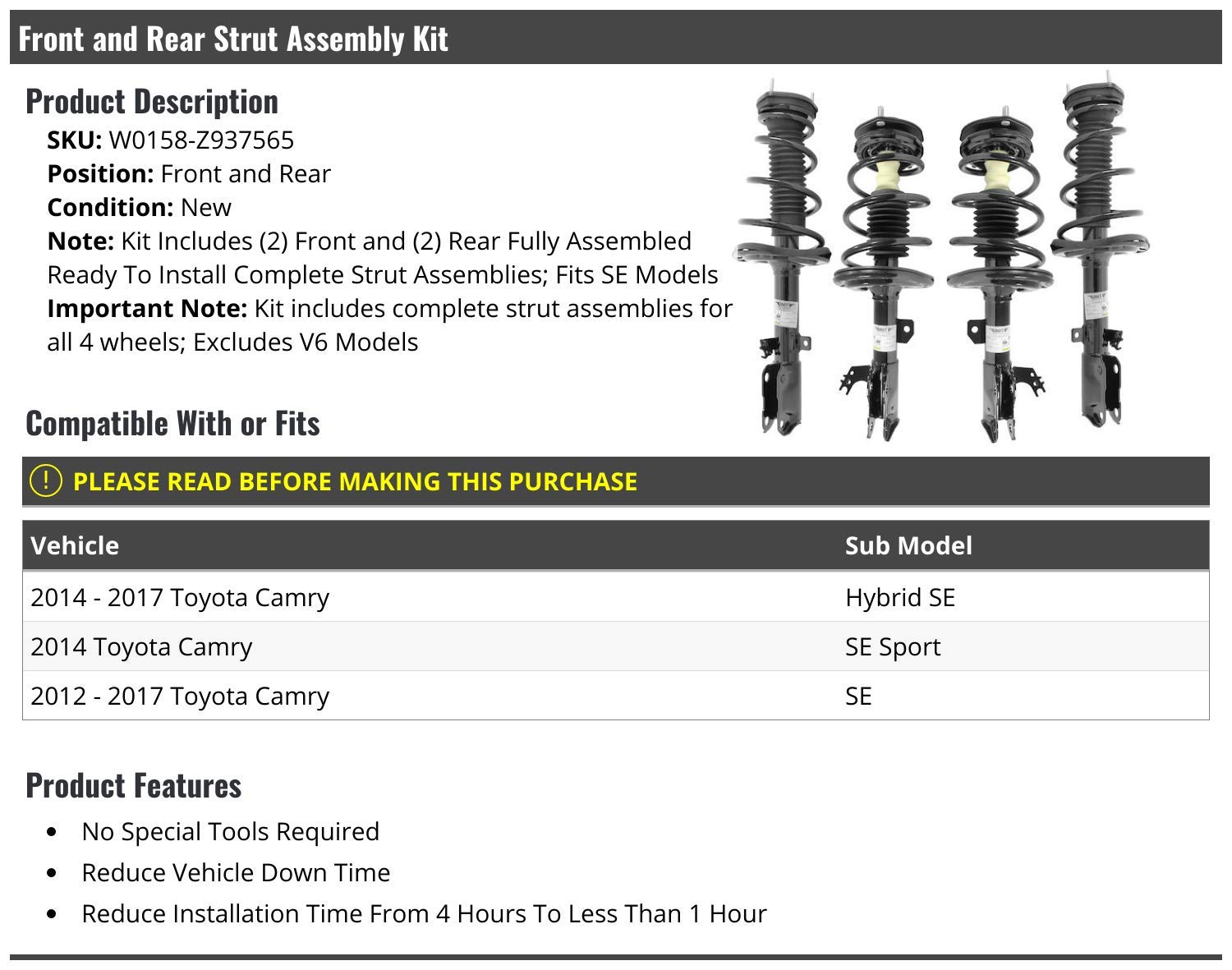 PowerStop Rotor Kit | 2018–2024 Toyota Camry (SC7905) main image 0