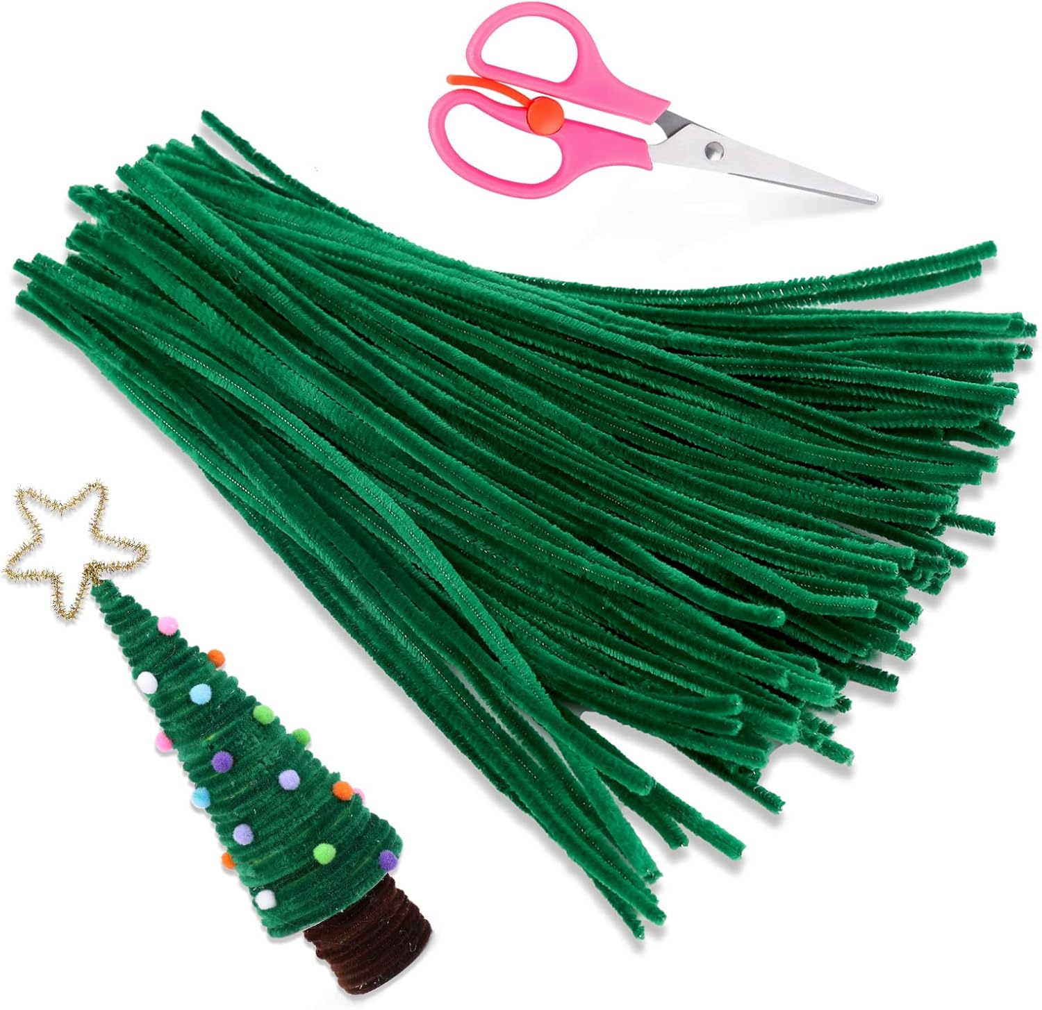Zxiixz 100 PCS Pipe Cleaners, Dark Brown Chenille Stems Creative Craft Pipe Cleaners for Crafts Decorations, Boutiques, Sewing, Weddings, Home : Arts, Crafts & Sewing