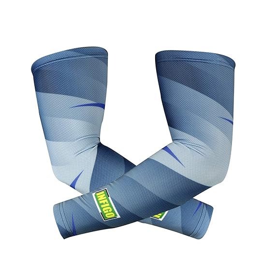 Infigo Compression Arm Sleeves for bike/motorcycle riding/cricket/volleyball/football/basketball/cycling/gym/running/sun tan/UV protection/sports for men/women