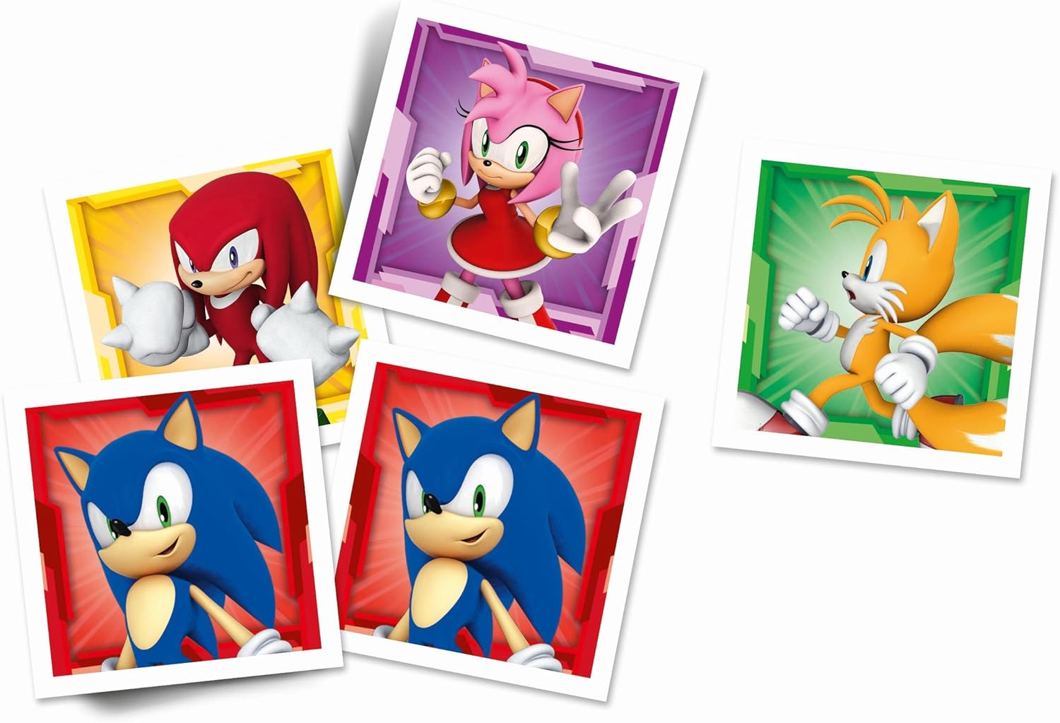 Clementoni - MEMO Sonic Pocket - Educational Game Including 48 Matching Chips of Your Favorite Characters, Toy for Children Ages 4-6 Years, Made In Italy, 18312