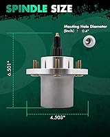 Vista 3 de SCITOO Reemplazo del conjunto del husillo de la cortadora para Great Dane Super Surfer 36 48 52 Husillo de cubierta D18030, 200041, 200262