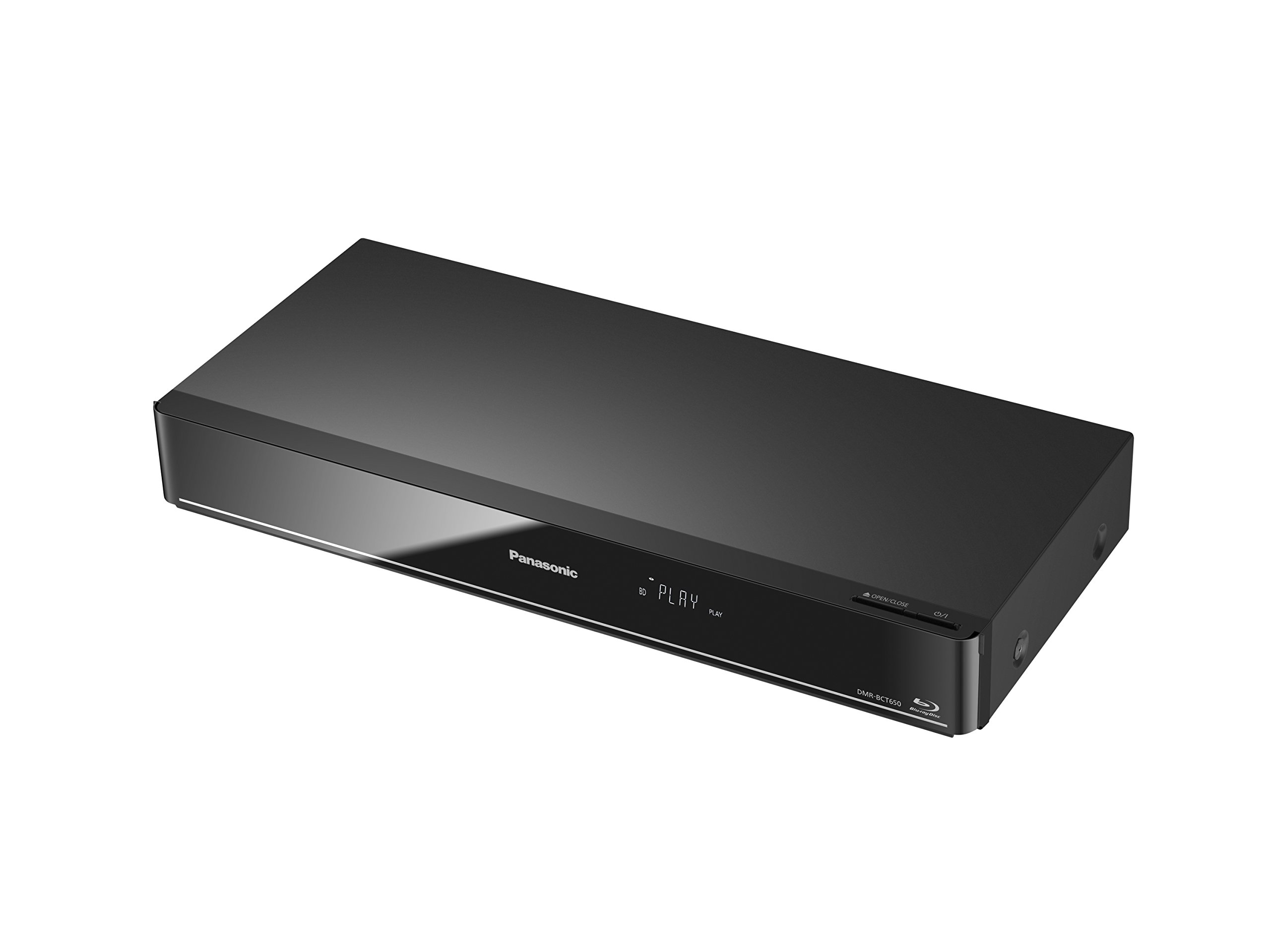 Panasonic DMR-BCT650EG Blu ray Recorder (mit 500 GB Festplatte, für DVB-C, Abspielen und Aufnehmen, CI+ Slot, USB, HDMI, VIERA Link, Timeshift) schwarz